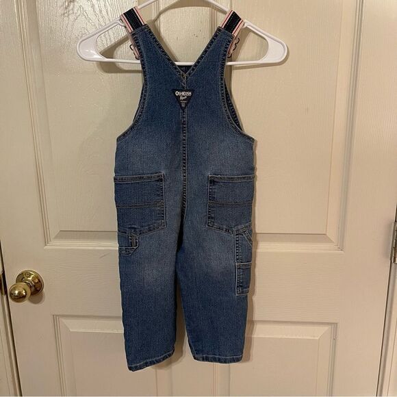 Oshkosh Bogash, denim overalls, Overalls with Striped Straps - Picture 6 of 9